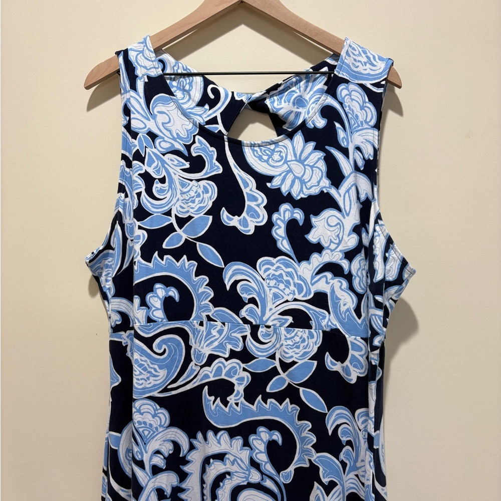 Talbots Women’s Floral Sleeveless Maxi Dress - Picture 5 of 8